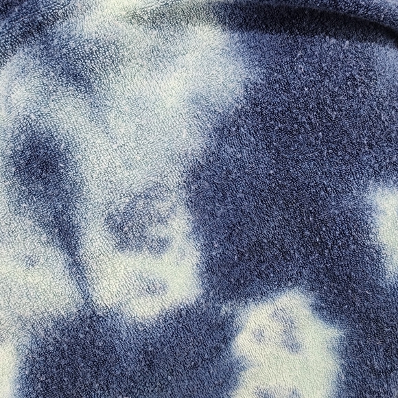 American Eagle Soft & Sexy Terry Pullover Sweatshirt Tie-dye Crew Neck Blue XL - Picture 6 of 10